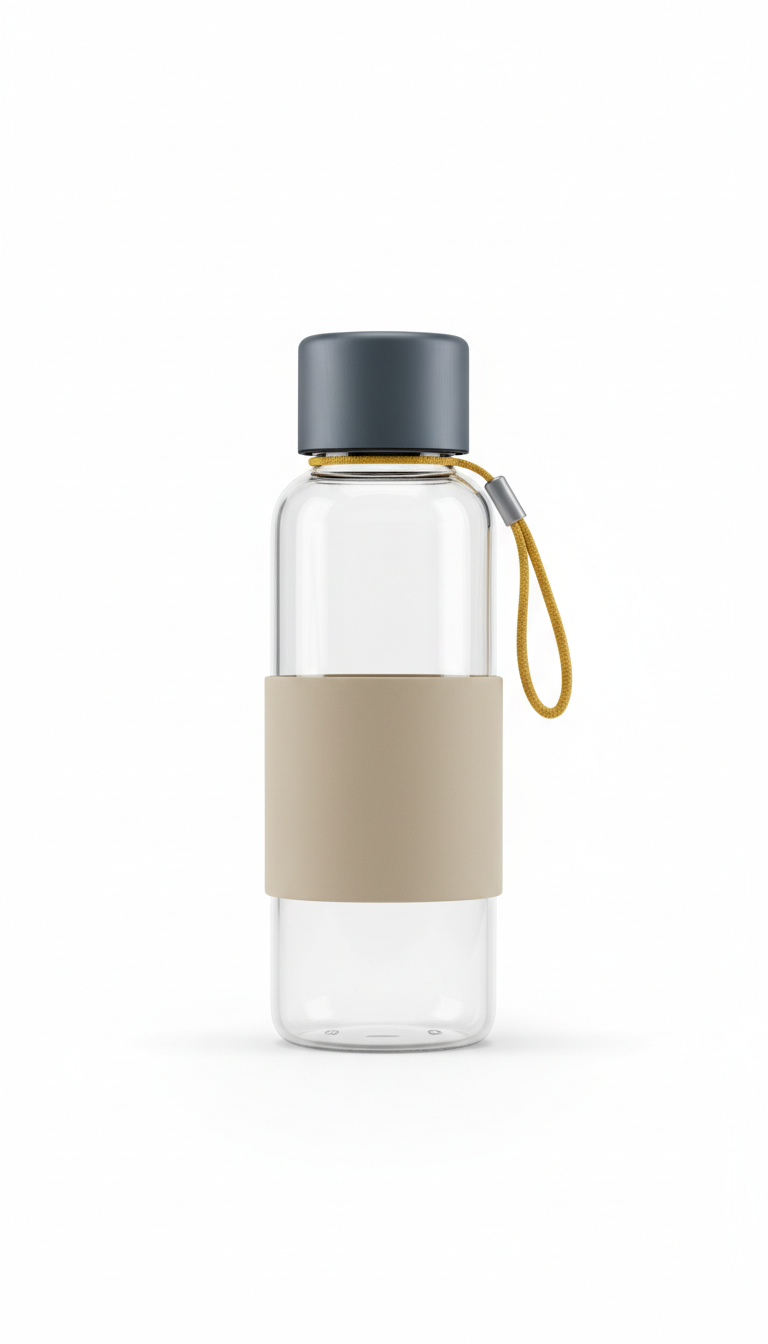 Glass Carafe With Silicone Lid