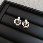 Chunky Knot Earrings for Women