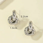 Chunky Knot Earrings for Women