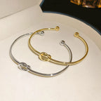 Elegant Twist Texture Bangles